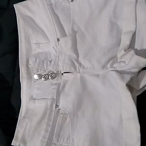 Forever 21 white stylish shorts. Stretchy but form fitting. Size small